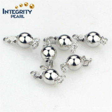 8mm Ball 925 Sterling Silver Pearl Jewelry Fine Clasp